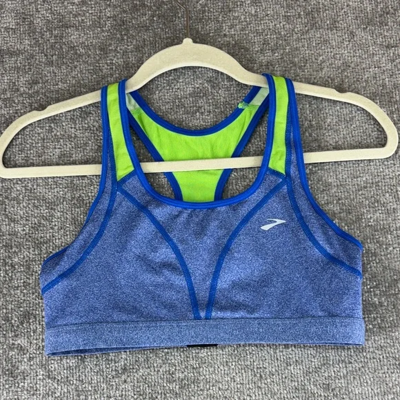 Brooks Moving Comfort Rebound Racer Sports Bra Racerback M Athletic Active - Picture 1 of 6